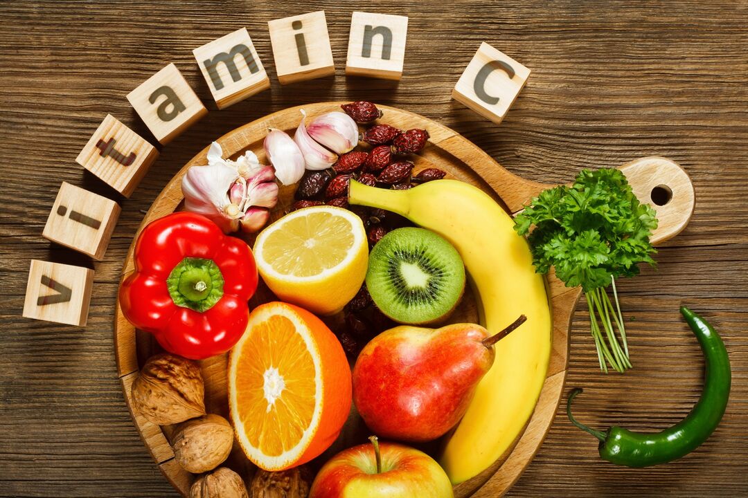 Vitamina C ca parte a OCUVIT