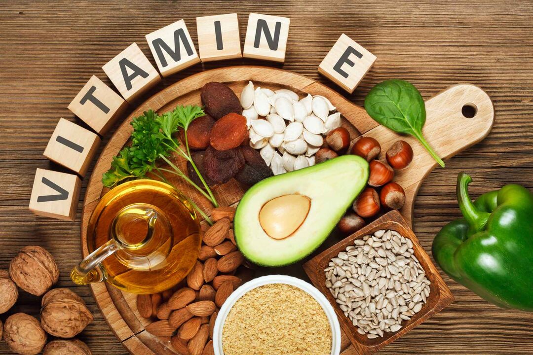 Vitamina E ca parte a OCUVIT